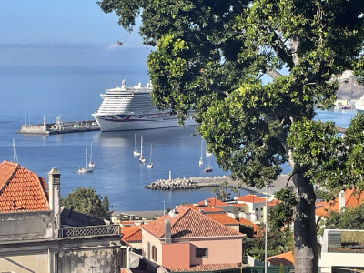 Funchal harbor view from Cais68 Boutique Villa